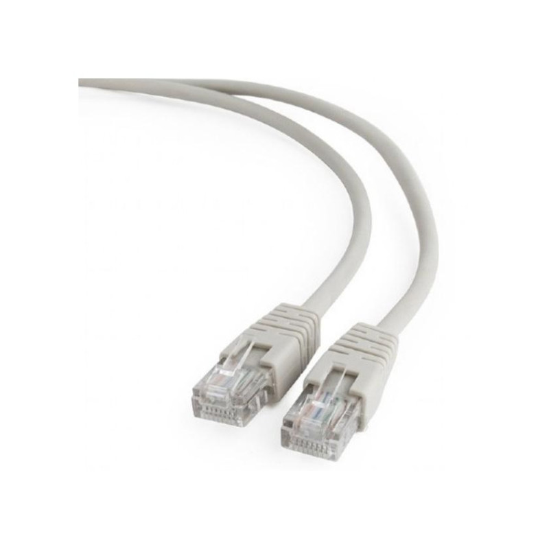 5 м, FTP патч-корд серый, PP22-5M, Cat.5E, Cablexpert, литые внешние рельефные вилки 50u"