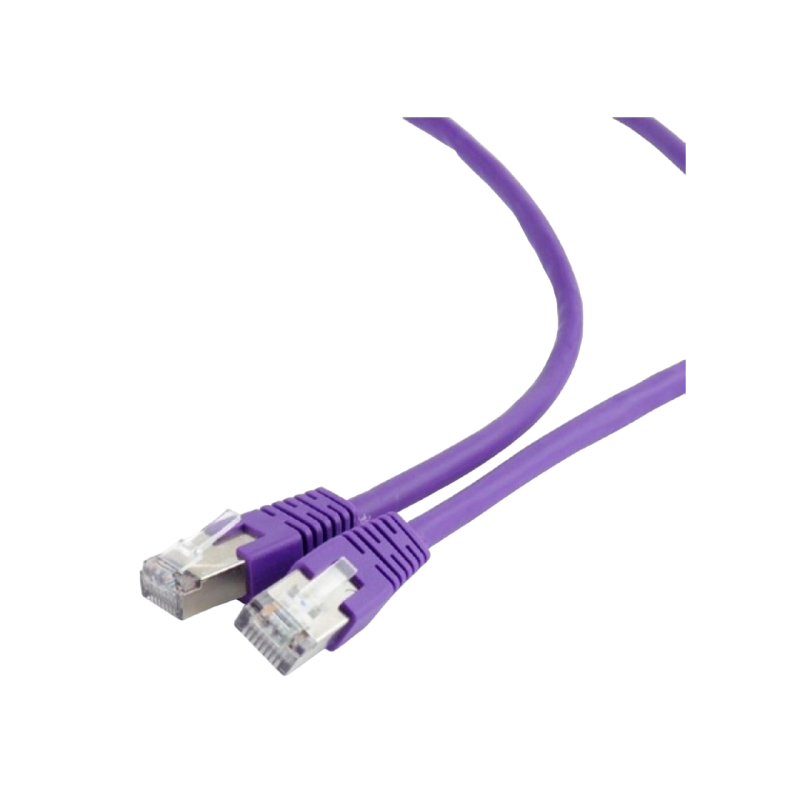 Патч-корд кат. 6/FTP, Cableexpert PP6-3M/V, Фиолетовый, 3 м