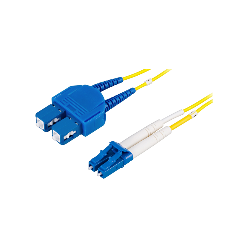 Fiber optic patch cords, singlemode simplex core SC-LC 3M