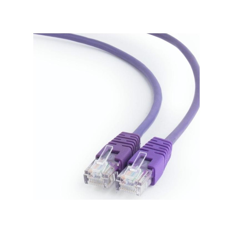 Патч-корд Cat.6/FTP, 0.25m, Purple, PP6-0.25M/V, Cablexpert
