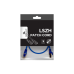Cat.6A SFTP 0,5 м, синий, медный, PP6A-LSZHCU-B-0,5 м, Cablexpert, малодымный, без галогенов (LSZH