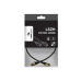 Patch Cord Cat.8 0.25m, Black, PP8-LSZHCU-BK-0.25M, Cablexpert, Low Smoke Zero Halogen (LSZH)