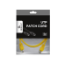 2m, Patch Cord Yellow, PP12-2M/Y, Cat.5E, Cablexpert, molded strain relief 50u" plugs