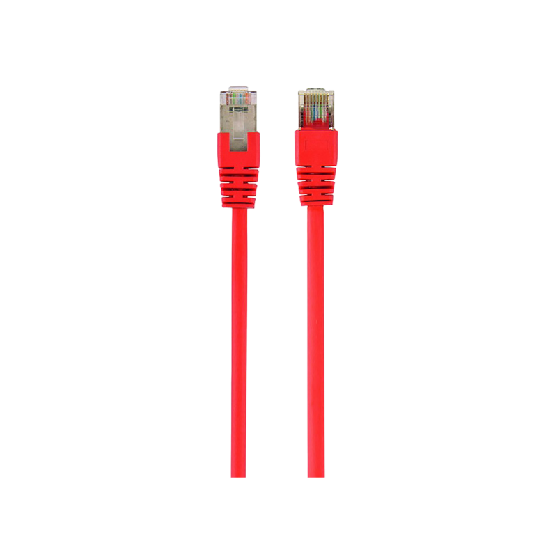 FTP-коммутационный шнур Cablexpert PP22-1M/R, красный