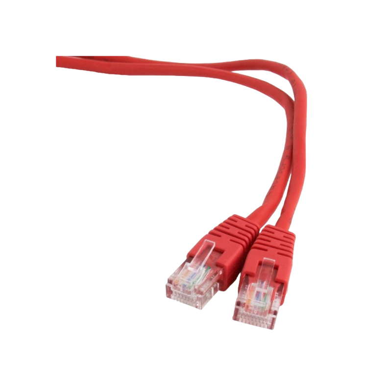 Патч-корд Cat.5E Cablexpert PP12-0.25M/R, Red