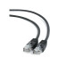 3 м, коммутационный шнур черный, PP12-3M/BK, Cat.5E, Cablexpert, литые внешние рельефные вилки 50u"