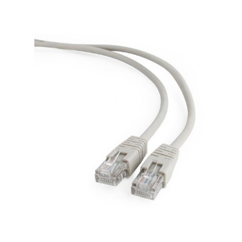 Патч-корд UTP кат. 5E Cablexpert PP12-1M, Серый, 1 м