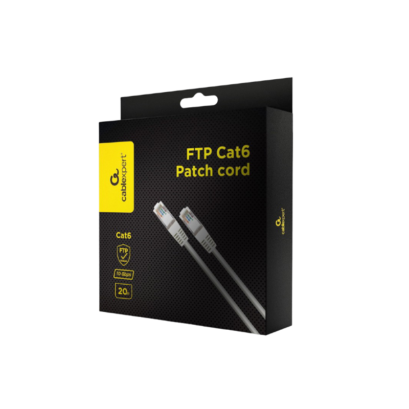 Патч-корд Cablexpert PPB6-20M, белый