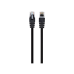 Патч-корд Cat.6U 0,5 м, черный, PP6U-0.5M/B, Cablexpert, многожильный неэкранированный