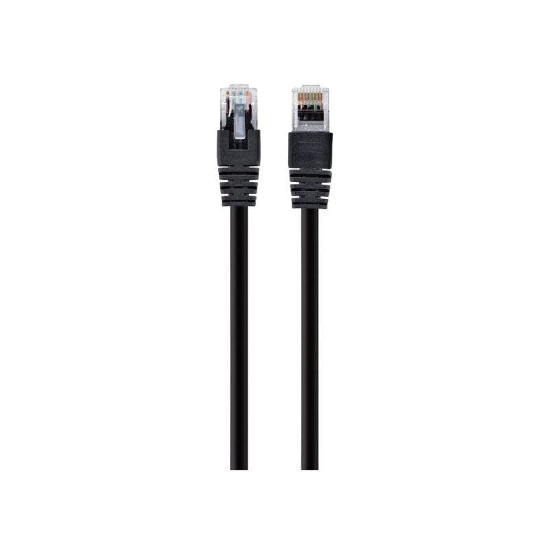 Патч-корд Cat.6U 0,5 м, черный, PP6U-0.5M/B, Cablexpert, многожильный неэкранированный