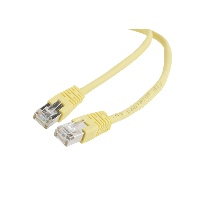 FTP-коммутационный шнур Cablexpert PP22-0.5M/Y, желтый