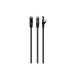 Cat.6A SFTP 0,5 м, черный, медный, PP6A-LSZHCU-BK-0,5 м, Cablexpert, малодымный, без галогенов (LSZH