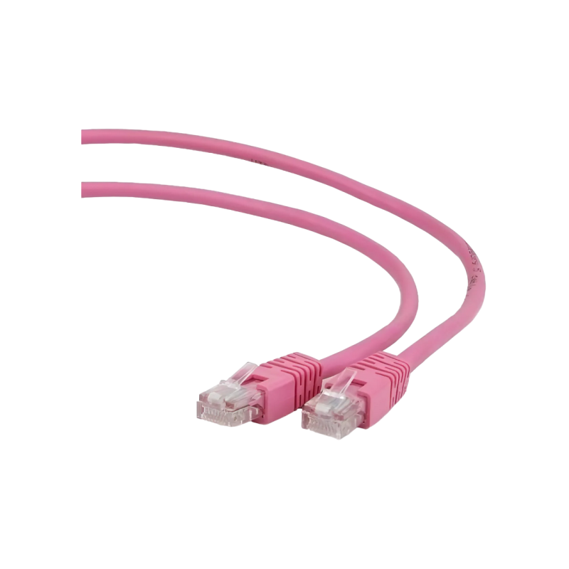 Патч-корд Cablexpert PP12-2M/RO, розовый
