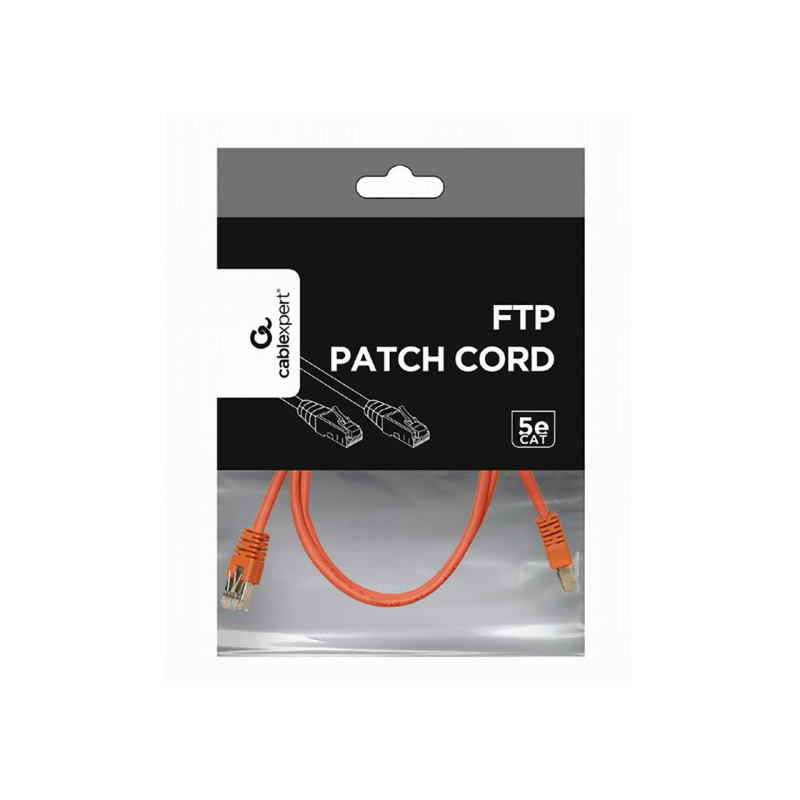 FTP-коммутационный шнур Cablexpert PP22-1M/R, красный