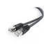 FTP-коммутационный шнур Cablexpert PP22-1M/BK, черный