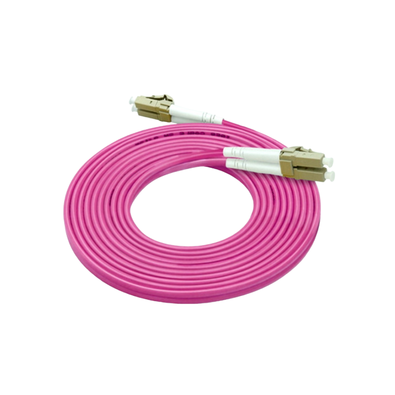 Fiber optic patch cords, Multimode OM4, LC-LC Duplex,10M