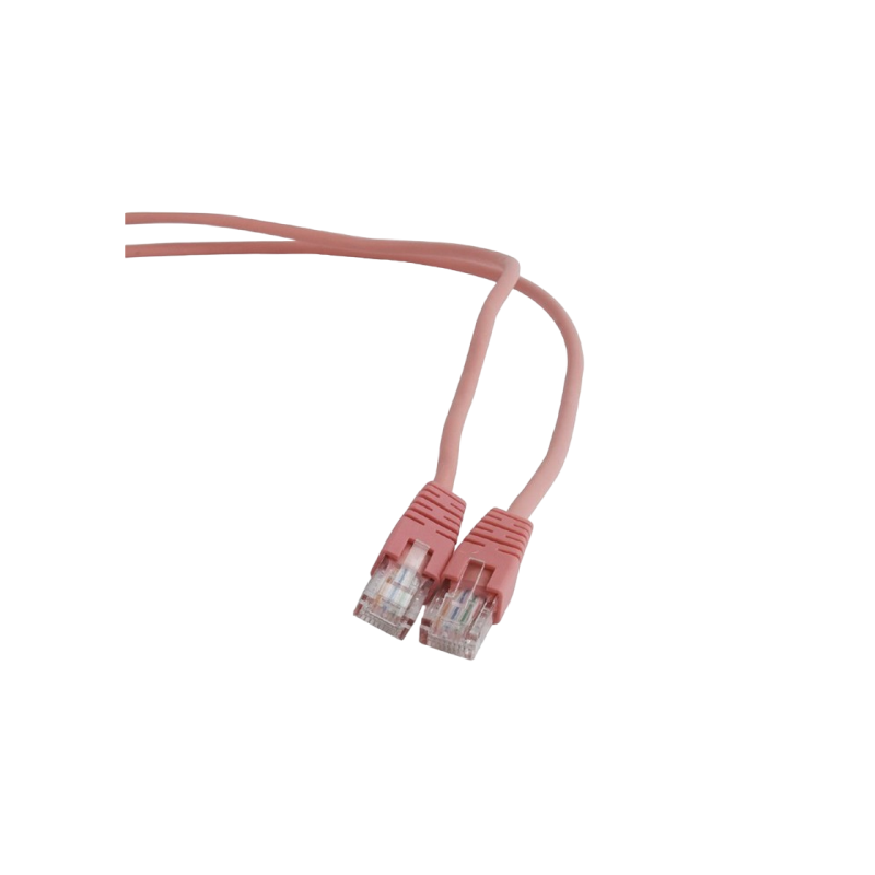 Патч-корд Cablexpert PP12-0.5M/RO, розовый