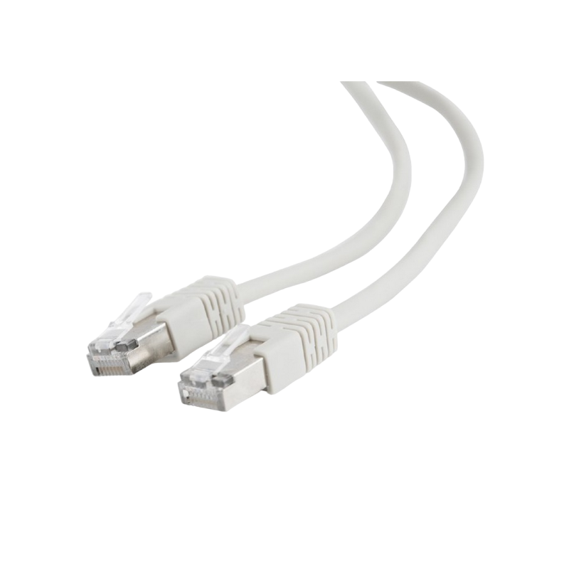 5 м, FTP патч-корд серый, PP22-5M, Cat.5E, Cablexpert, литые внешние рельефные вилки 50u"