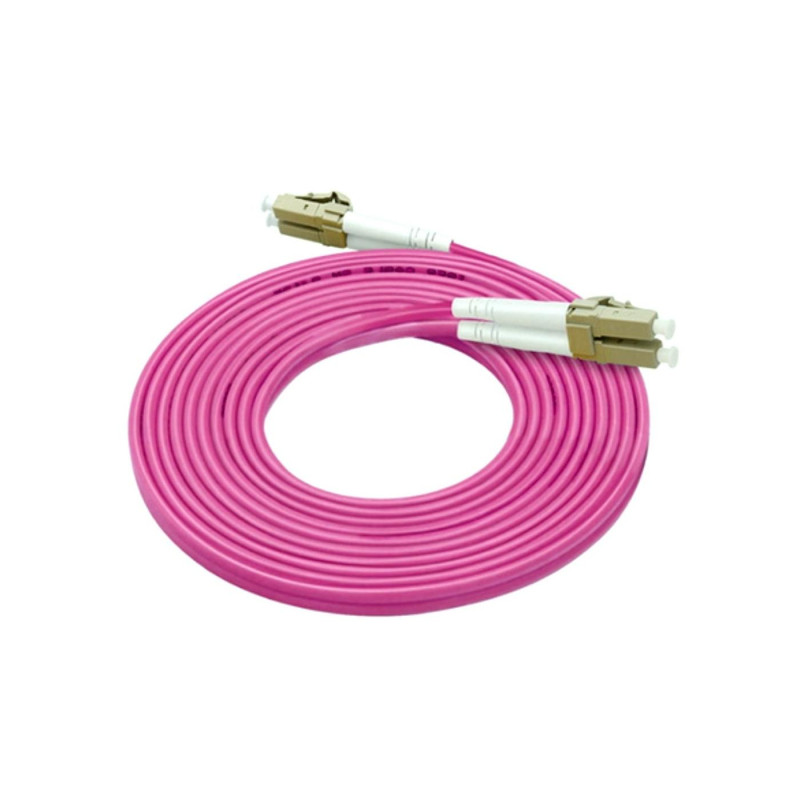 Fiber optic patch cords, Multimode OM4, LC-LC Duplex,10M