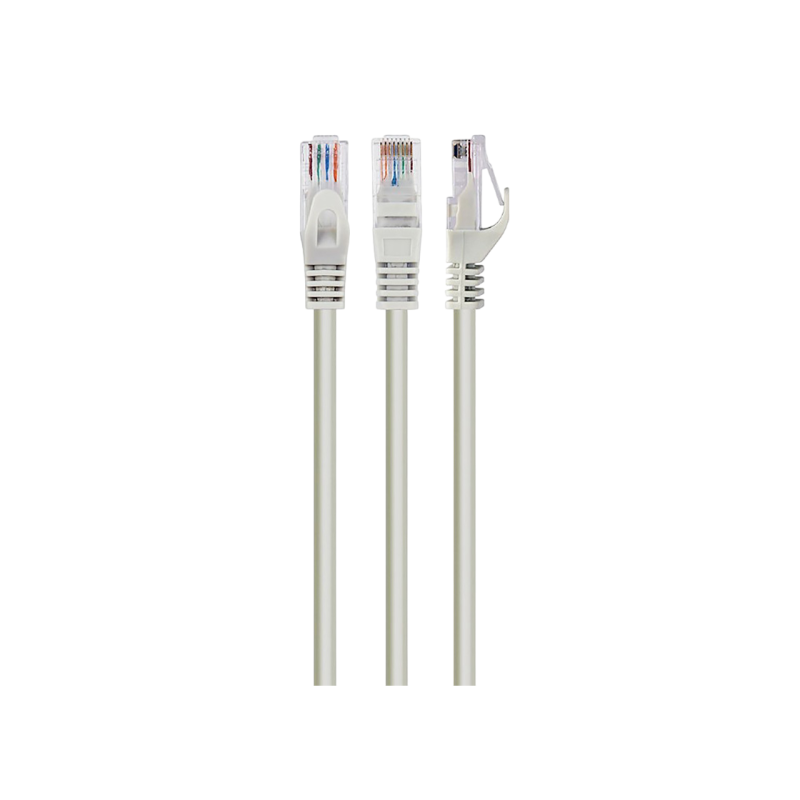 Патч-корд Cat.6U 3 м, серый, PP6U-3M, Cablexpert, многожильный неэкранированный