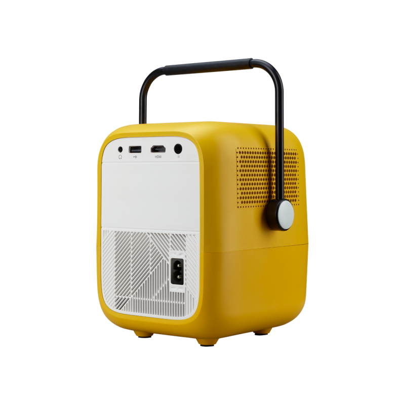 Проектор Acer Aopen QF23s; ЖК-дисплей, FullHD, светодиодная подсветка 250 люм, автофокус, Android, Bluetooth, 2 x 3 Вт, жёлтый цвет и персонализированный комплект