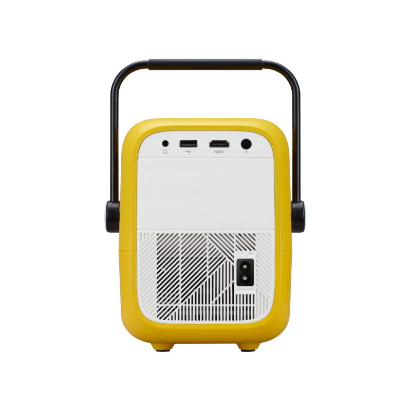 Проектор Acer Aopen QF23s; ЖК-дисплей, FullHD, светодиодная подсветка 250 люм, автофокус, Android, Bluetooth, 2 x 3 Вт, жёлтый цвет и персонализированный комплект