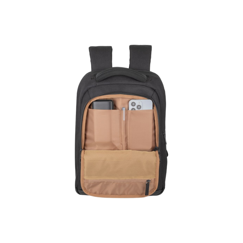 Backpack Rivacase 8126 ECO, for Macbook Air 15" and Laptop 14" & City bags, Black