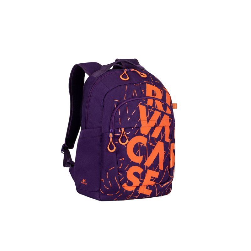 Rucsac Laptop Rivacase 5430, Violet/Orange