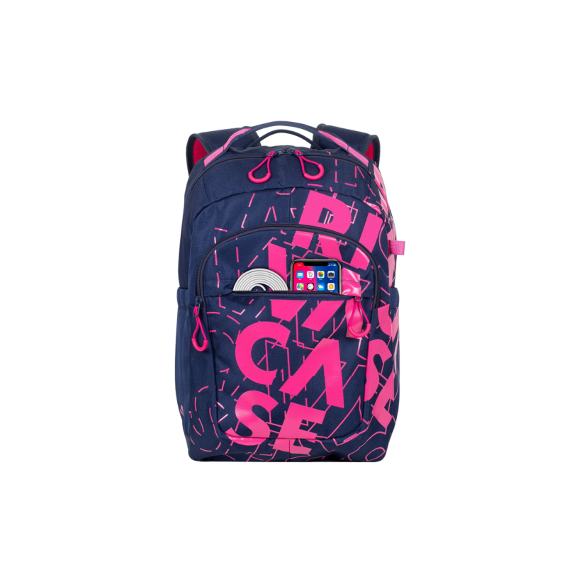 Рюкзак для ноутбука Rivacase 5430, Dark Blue/Pink