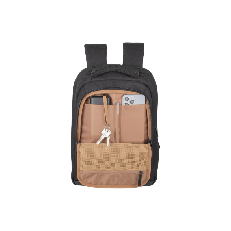 Backpack Rivacase 8126 ECO, for Macbook Air 15" and Laptop 14" & City bags, Black