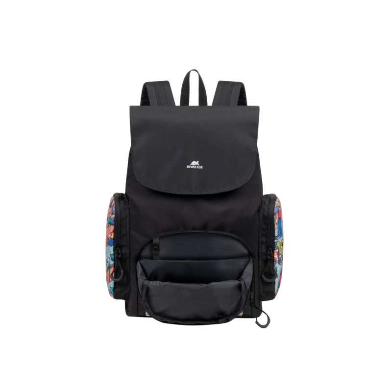 Рюкзак для ноутбука Rivacase 5425, 15L Skaters, Black