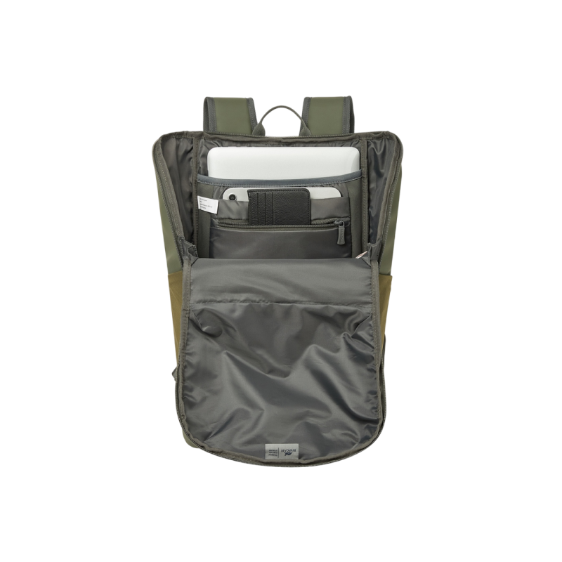 Рюкзак для ноутбука Rivacase 7856 olive green Eden-ECO 20L Urban backpack 15.6"