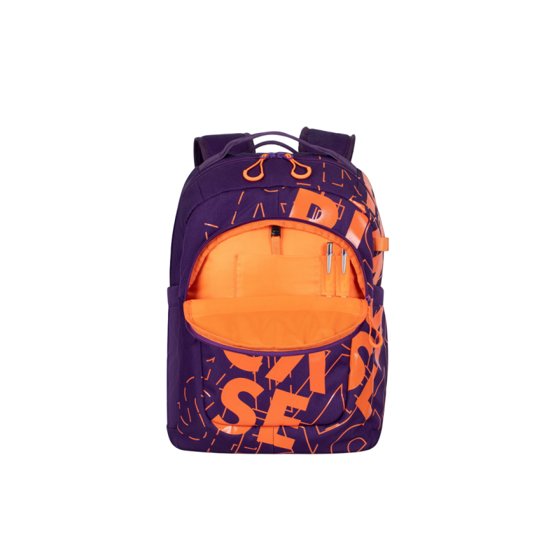 Rucsac Laptop Rivacase 5430, Violet/Orange