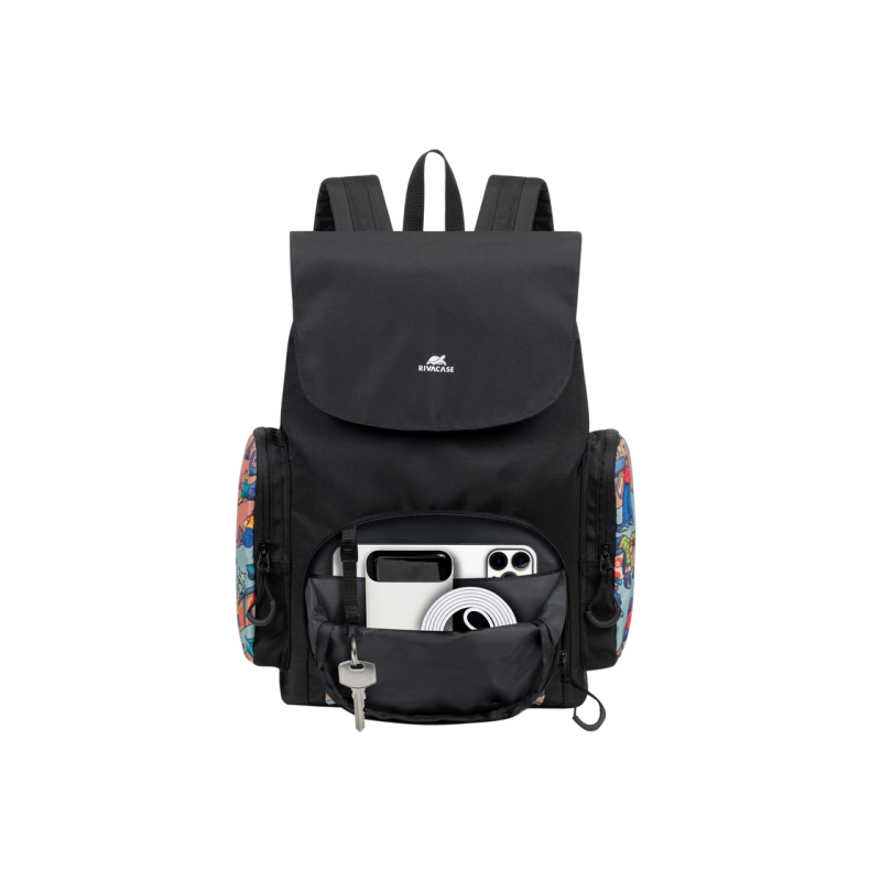 Рюкзак для ноутбука Rivacase 5425, 15L Skaters, Black
