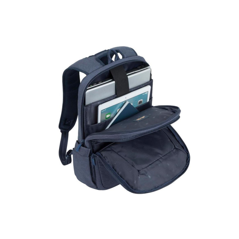Rucsac Laptop Rivacase 7760, 15.6 inch, Canvas Blue