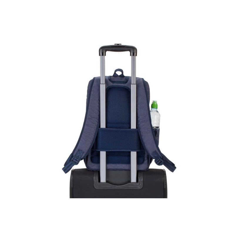 Rucsac Laptop Rivacase 7760, 15.6 inch, Canvas Blue