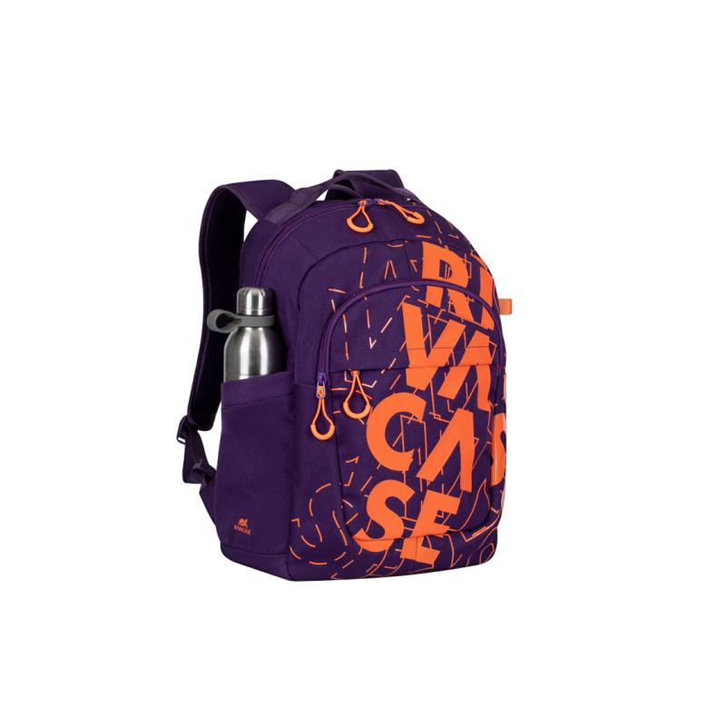 Rucsac Laptop Rivacase 5430, Violet/Orange