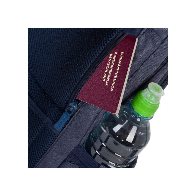 Rucsac Laptop Rivacase 7760, 15.6 inch, Canvas Blue