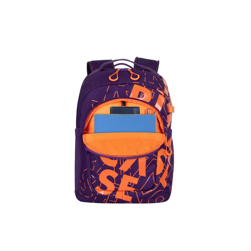 Rucsac Laptop Rivacase 5430, Violet/Orange