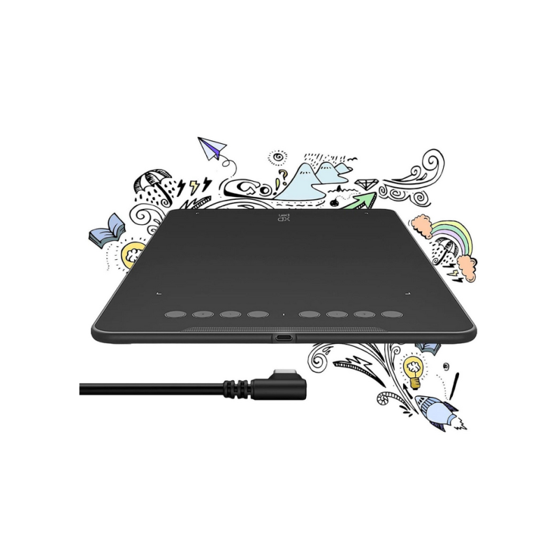 Graphic Tablet XP Pen DECO 01 V3, 60°, 16384 Levels, 10” × 6.25”, 5080 LPI, 220RPS, 8 express keys, Reading Height