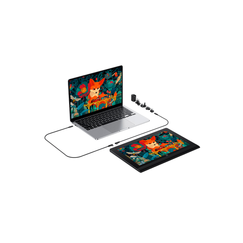 Graphic Display XP Pen Artist Ultra 16, 60°, 16384 Levels, 13.55” × 7.62”, 4K, 5080 LPI, 220RPS, X3 Pro, Reading