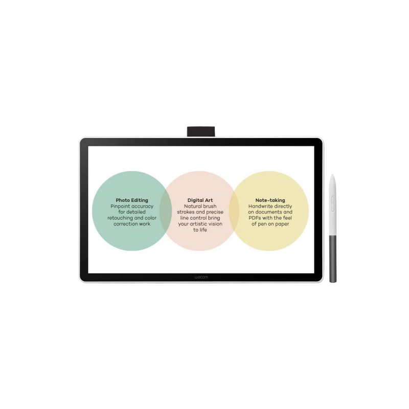 Graphic Tablet Wacom ONE 14, IPS: Full HD 1920 x 1080, DTC141W0