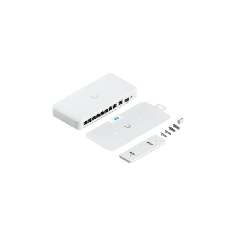.8-Port 2.5G Layer 2 Managed PoE+++ Switch Ubiquiti Flex "USW-Flex-2.5G-8-PoE", 8x2.5G PoE++, 1x10G PoE