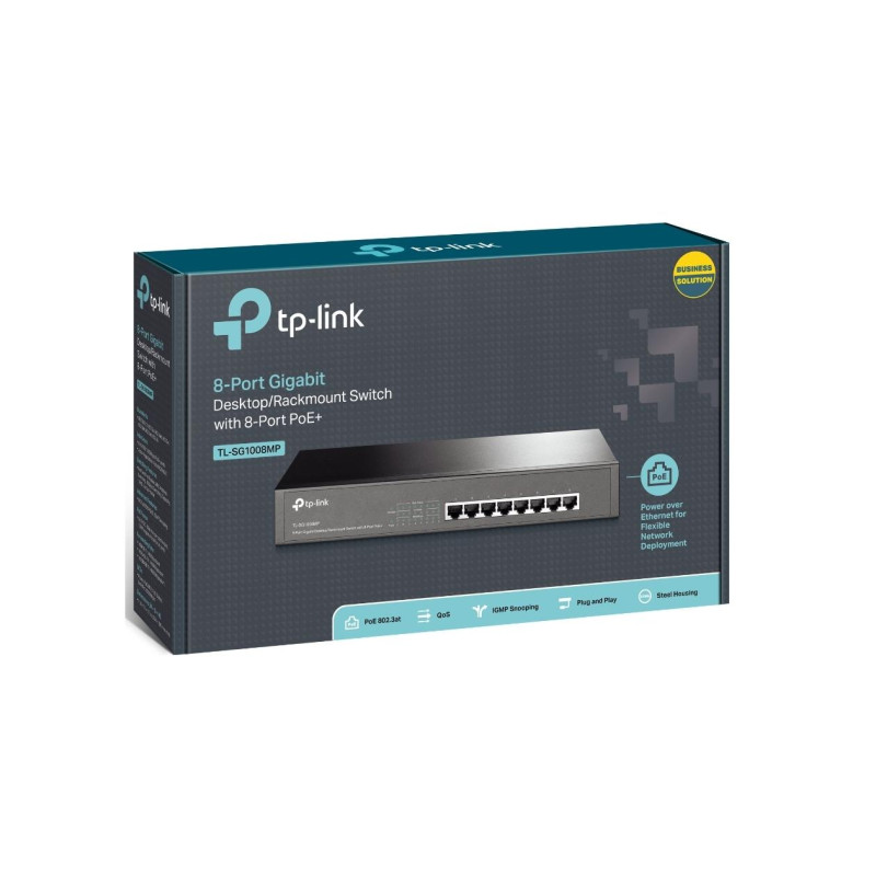 Коммутатор TP-Link TL-SG1008MP