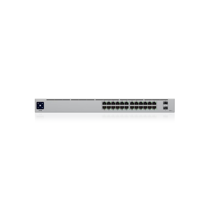 24-Port Gigabit Layer 2 Managed PoE+ Switch Ubiquiti Standart "USW-24-POE", 16xGbE PoE+, 8xGbE, 2xSFP,
