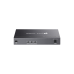 .6-портовый 10/100M TP-LINK PoE+ коммутатор, DS106P, с 4 портами PoE, бюджет 67 Вт, автовосстановление, стальной корпус