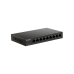 9-портовый 10/100 Мбит/с POE, D-Link DES-1009MP/A1A, с 8 портами PoE, 1xGigabit Uplink, бюджет 117 Вт
