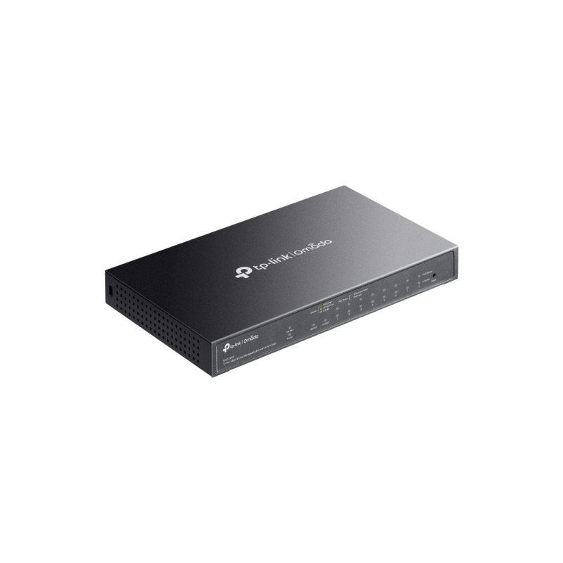 .8-портовый 10/100/1000 Мбит/с POE+ легко управляемый коммутатор TP-LINK "ES210GMP", 8xPoE портов, 1xGbE, 1xSFP/RJ45 Combo
