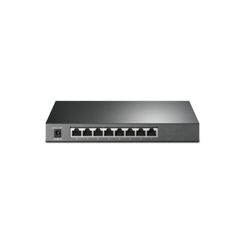 8-портовый гигабитный интеллектуальный PoE-коммутатор, TP-LINK "TL-SG2008P", 4 порта PoE, бюджет 62 Вт