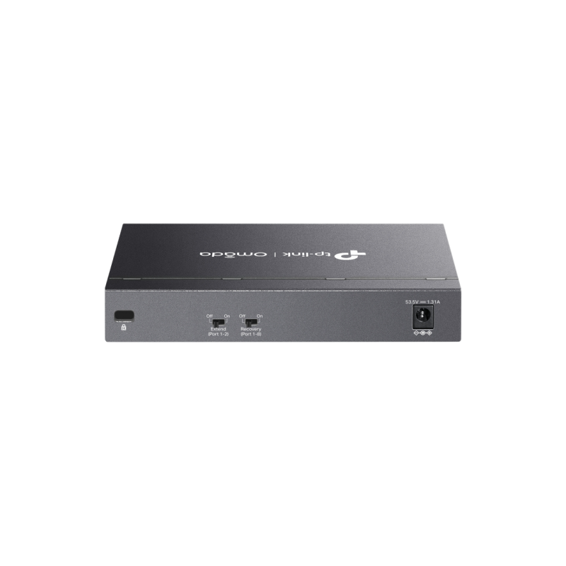 .8-портовый 10/100/1000 Мбит/с POE, TP-LINK "DS108GP", с 8-портовым PoE+, бюджет 65 Вт, автоматическое восстановление, металл